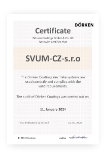 Certifikáty - SVUM-CZ.cz