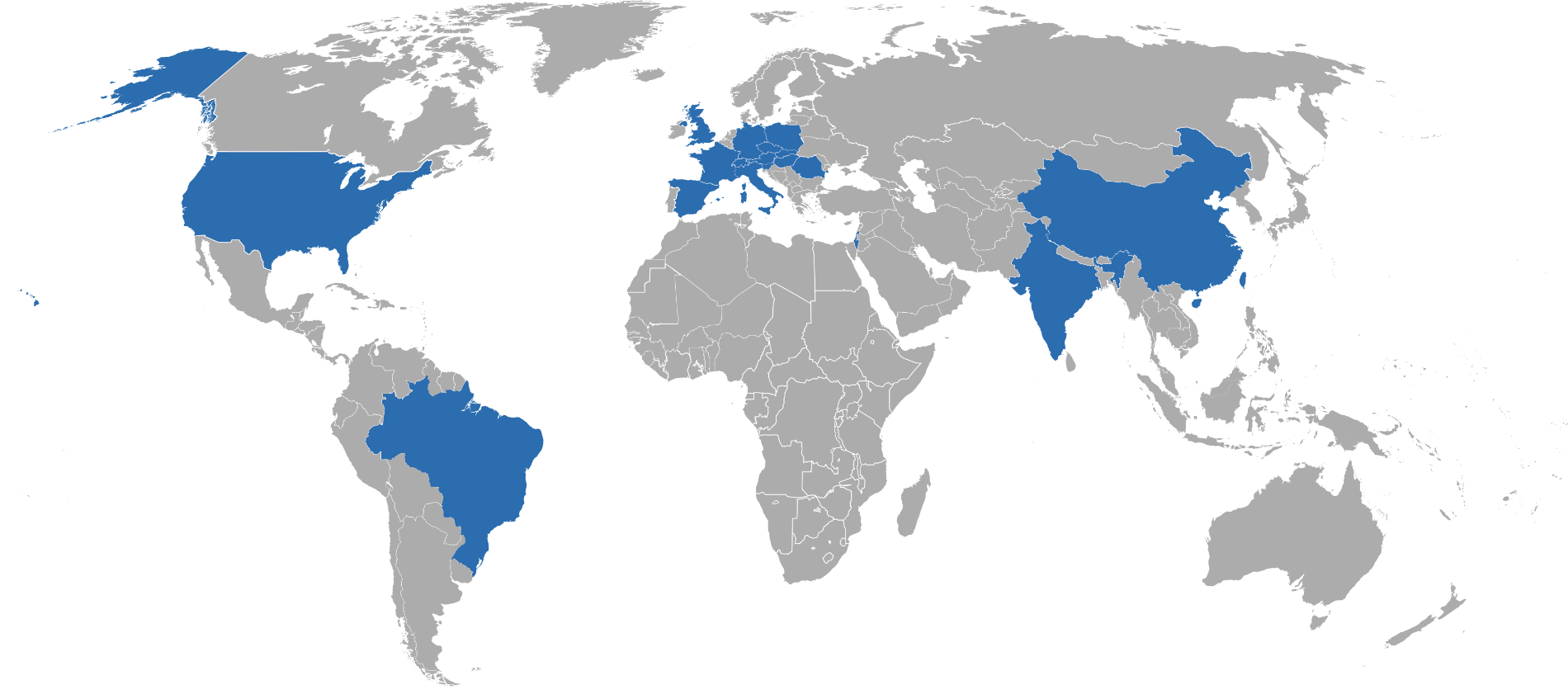 World Map of DÖRKEN MKS-Systeme Sites - SVUM-CZ.cz
